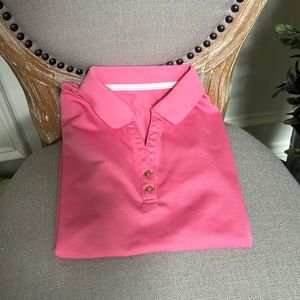 Vineyard Vines women’s golf shirt in pink